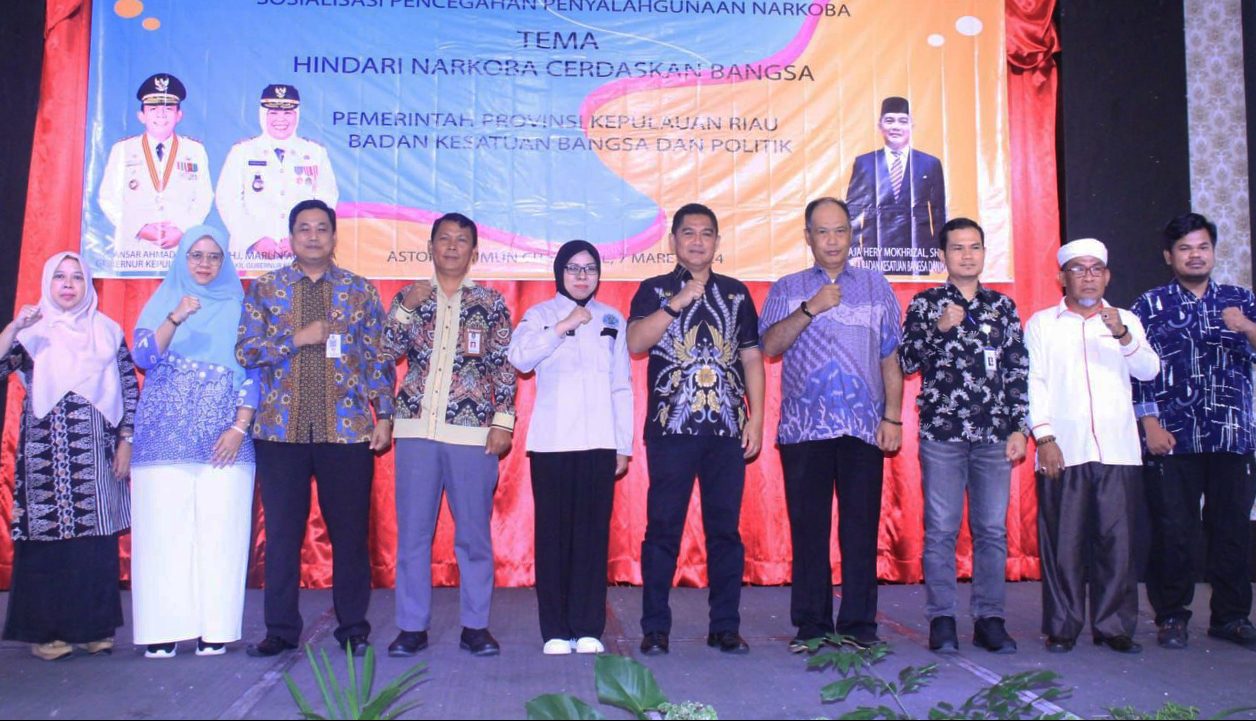 Menekan Penyalahgunaan Narkoba, Bakesbangpol Kepri Gandeng Generasi Hindari Narkoba Guna Mencerdaskan Bangsa