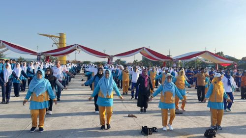 Ribuan Pelajar Dekalarasi Pelajar Anti Narkoba bersama Badan Kesbangpol Kepri